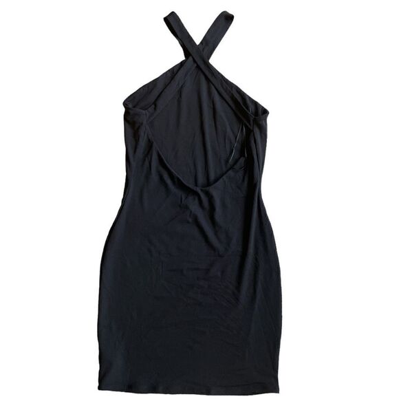 Naked Wardrobe Halter Minidress In Black Size L - Picture 9 of 10